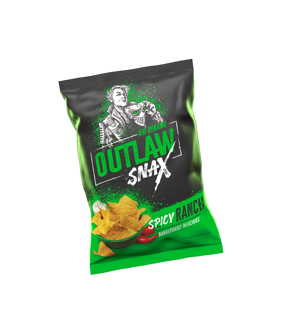 Outlaw Snax Spicy Ranch Tortilla Chips